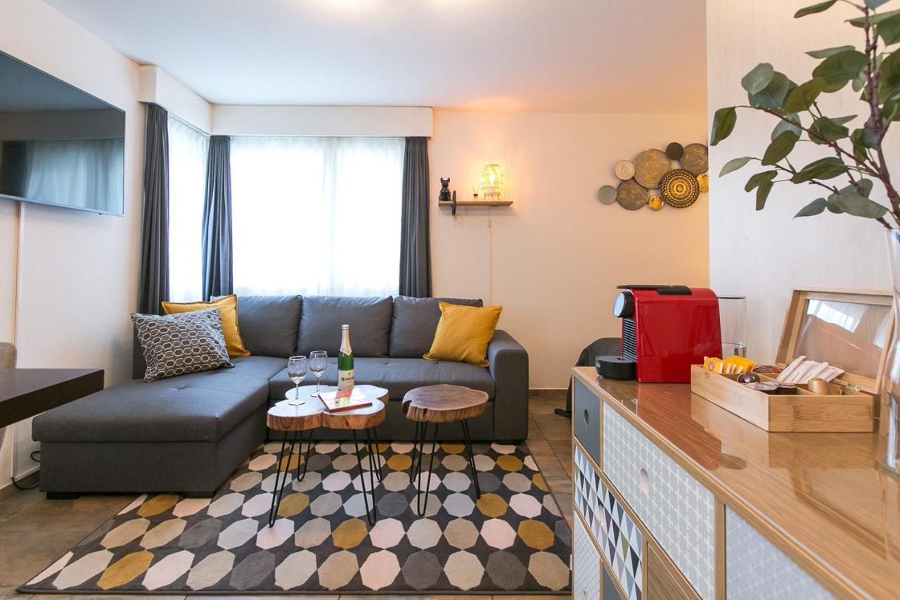 Spirit Apartments - Studio 2 - Kueche - Parkplatz Engelberg Extérieur photo