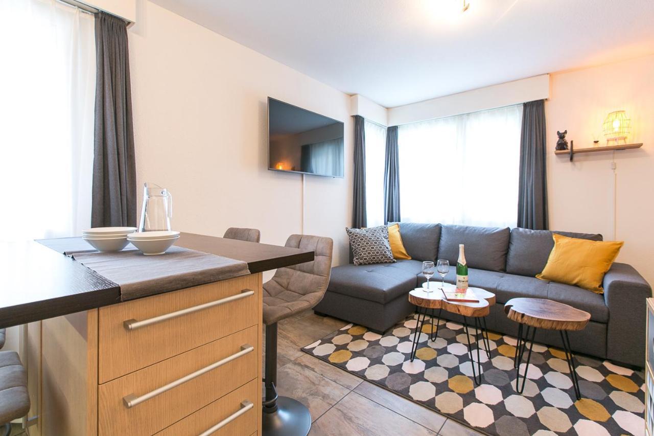 Spirit Apartments - Studio 2 - Kueche - Parkplatz Engelberg Extérieur photo